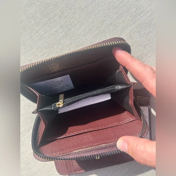 London Fog Women Fleur Woven French Wallet NWT - Picture 13 of 14